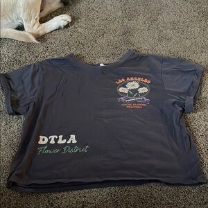 Adorable crop T-Shirt Good Vibes Only size XL